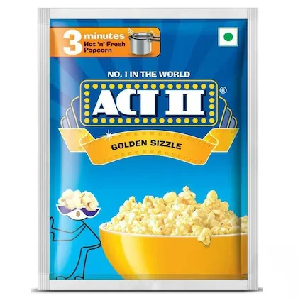 Act II Golden Sizzle Instant Popcorn 90g