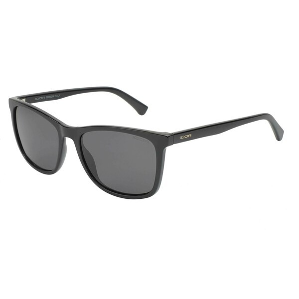 IDOR Polarized Retro Square Full Frame Black Sunglasses Men & Boys | 5017-C1