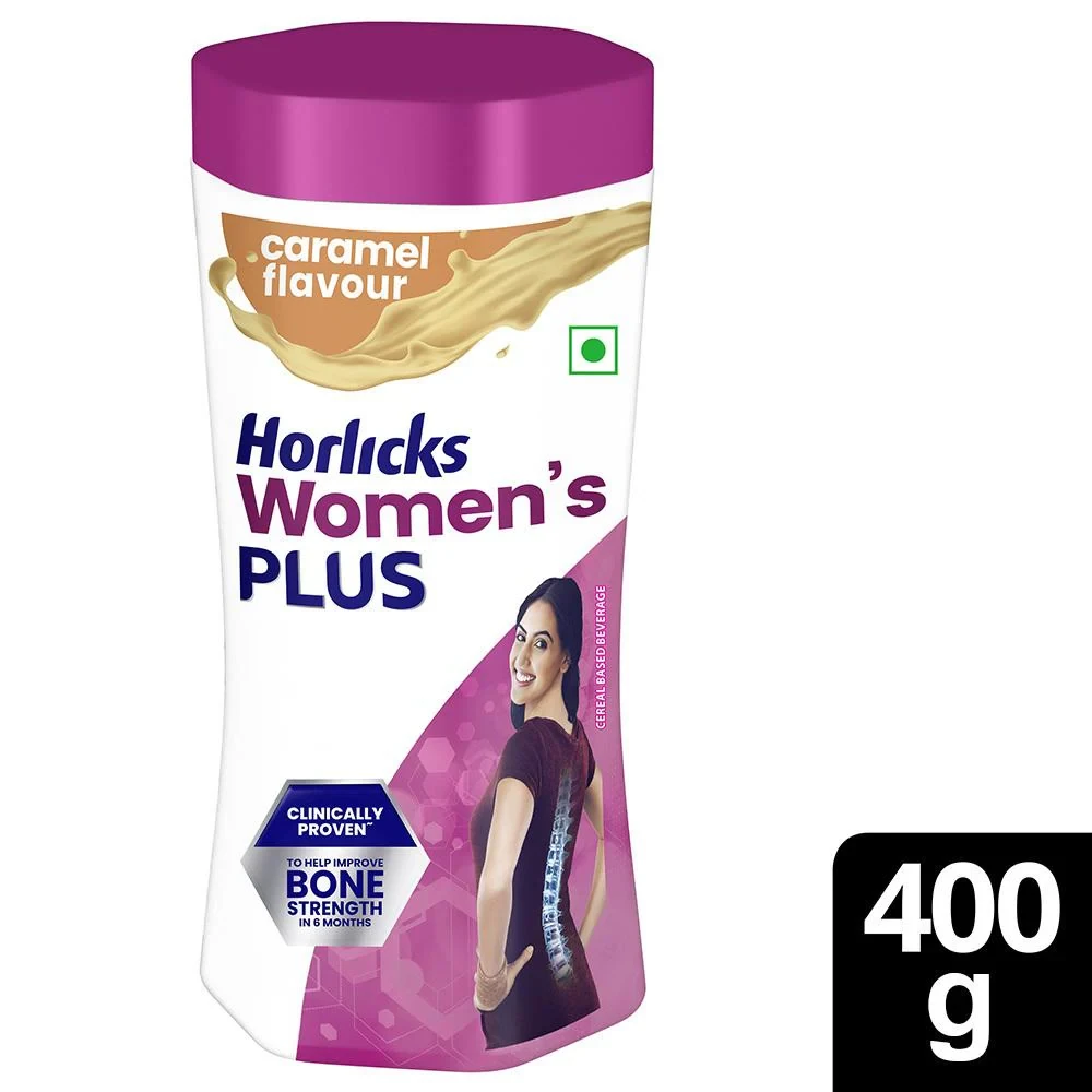 Women's Horlicks Plus Caramel Drink Mix 400 g