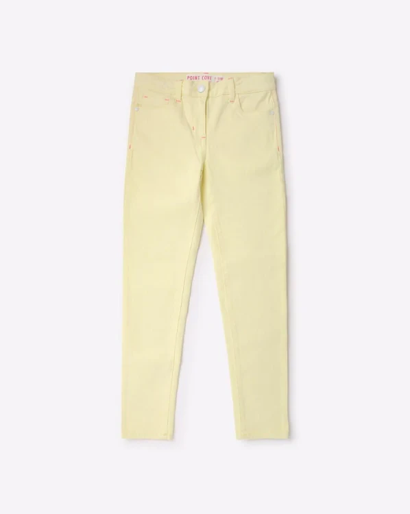 Girls Slim Fit Jeans with Belt Loops