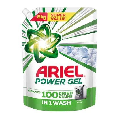 Ariel Power Gel Front Load Liquid Detergent 2 kg