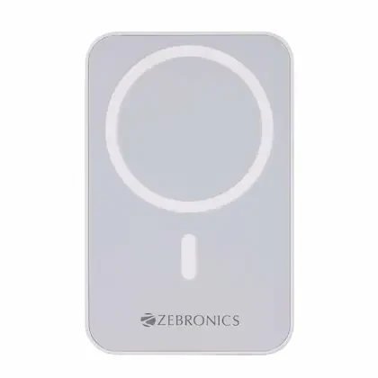 ZEBRONICS MW63 Wireless Power Bank, 10000 mAh