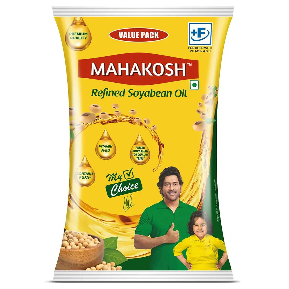 Mahakosh Refined Soyabean Oil 750 g (Pouch)