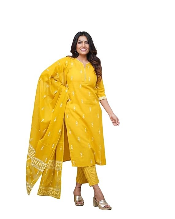 FABNEX Kurta Set for Women | Women Kurta Pant Set |Kurti Set with Pant and Dupatta (K-94-95)
