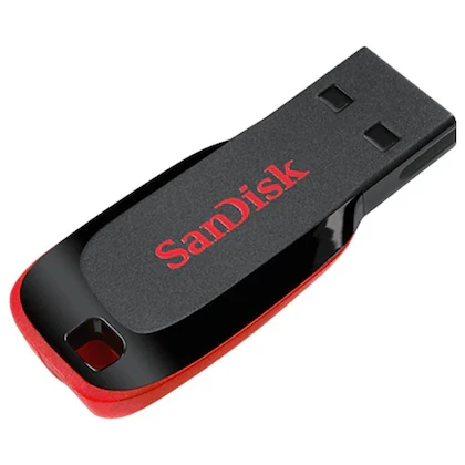 Sandisk 64 GB Cruzer Blade USB 2.0 Flash Drive, 150 MB/sec Read