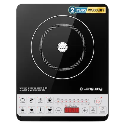 Longway Cruiser IC 2000 W Induction Cooktop (Black, Push Button)